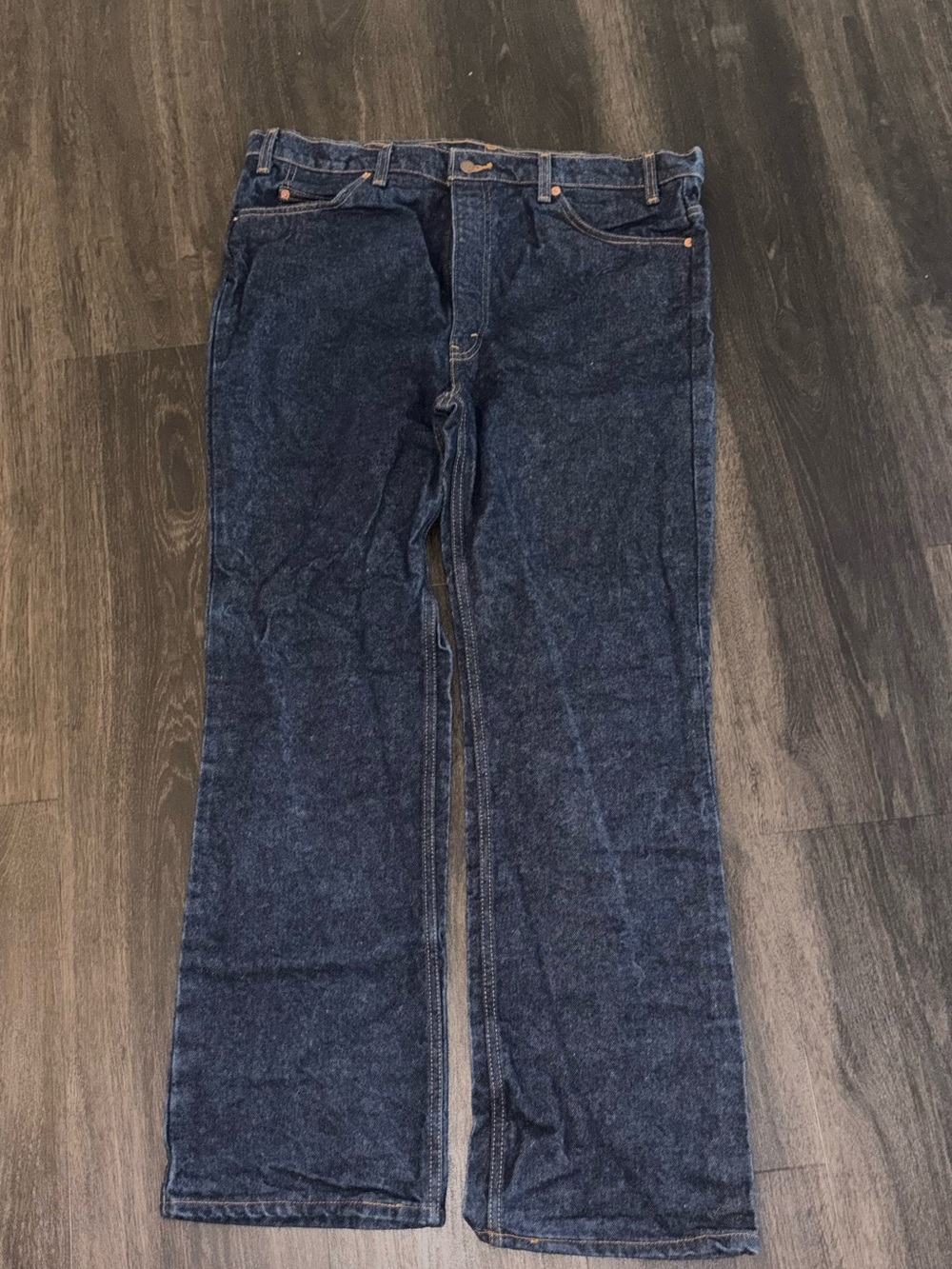 Vintage Levi’s 517 Orange Tab USA Made Bootcut Jeans 40x32 20517 0217